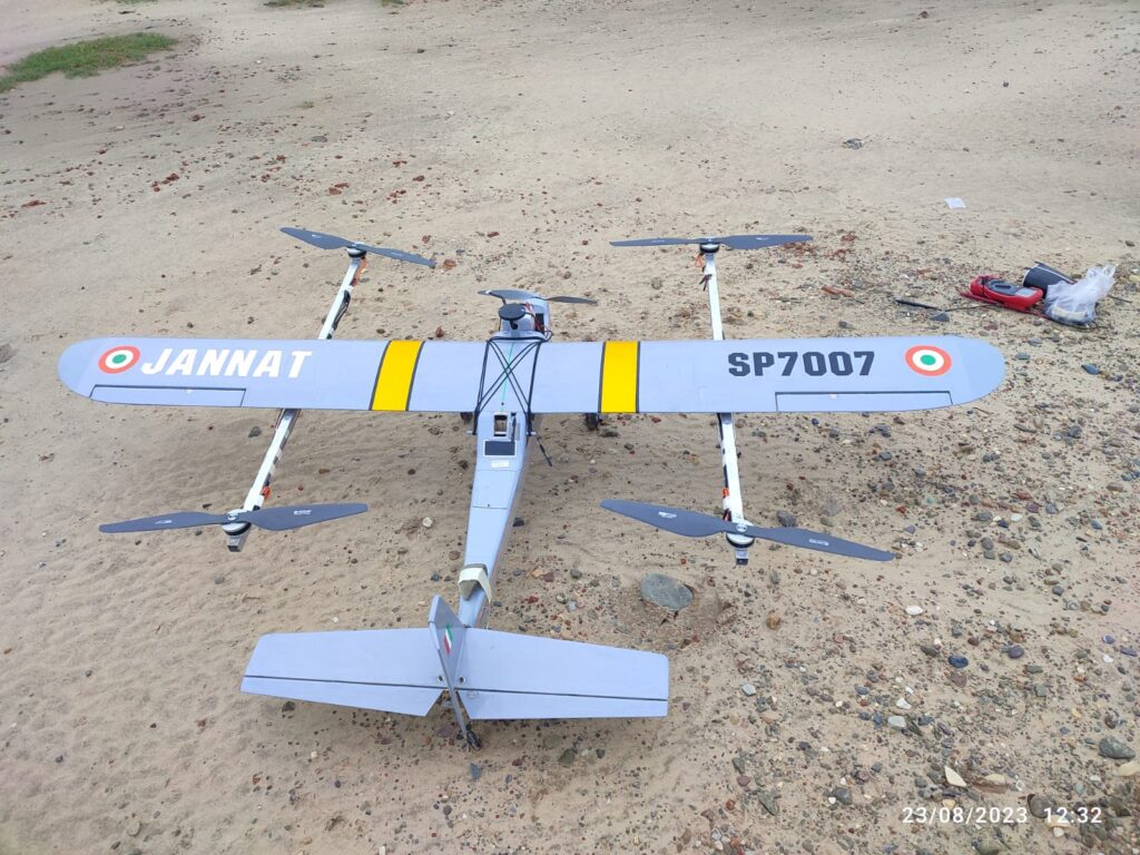 VTOL flight test 7